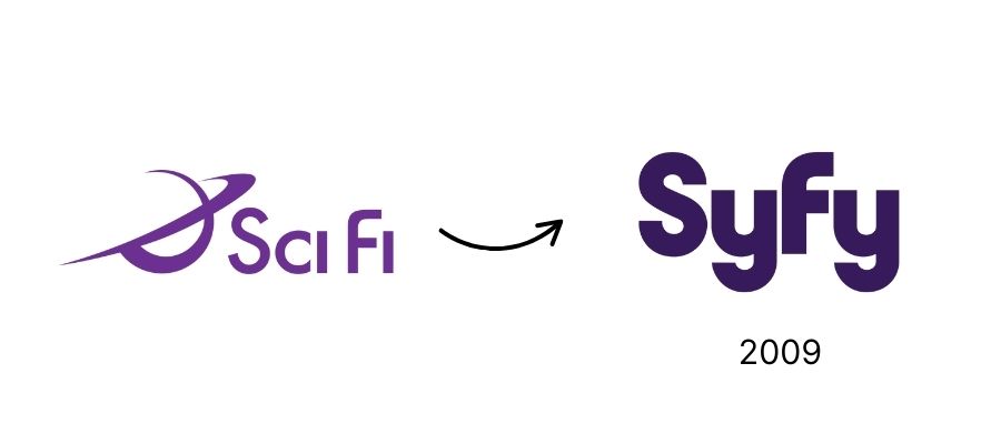 Logo Redesign Fails - Sci-Fi Logo redesign 2009