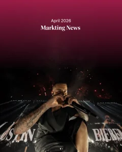 Justin Bieber Coachella performance showing a minimal, nostalgic stage moment as he connects directly with the audience during his live set